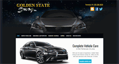 Desktop Screenshot of goldenstatesmog.com